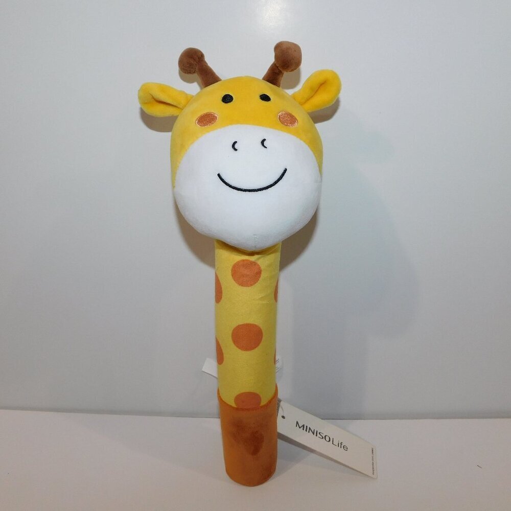 MINISO Life 13" Plush Giraffe Back Hammer Massager Scratcher New w Tag